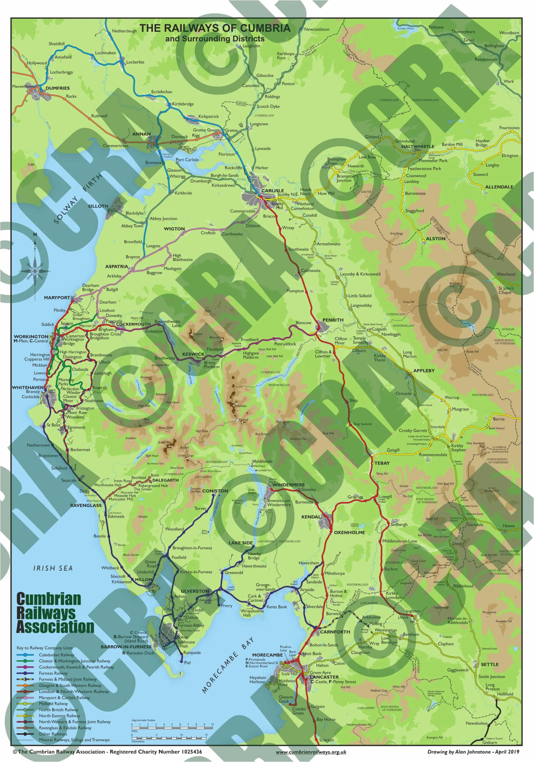 Cumbria Map