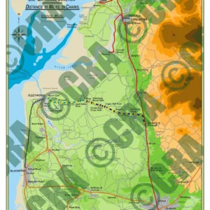 Map - The Garstang and Knott End Railway