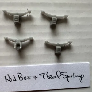 CRA06 - FR 8'6" wb. No 2 axlebox and 9 leaf springs 4mm one wagon