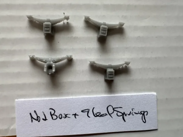 CRA06 - FR 8'6" wb. No 2 axlebox and 9 leaf springs 4mm one wagon