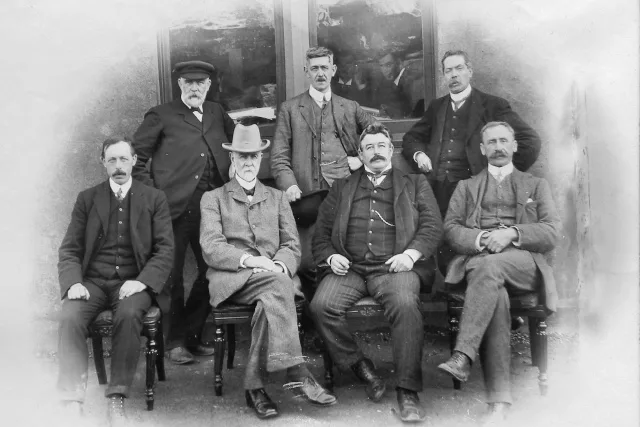 Group of directors posing for photograph